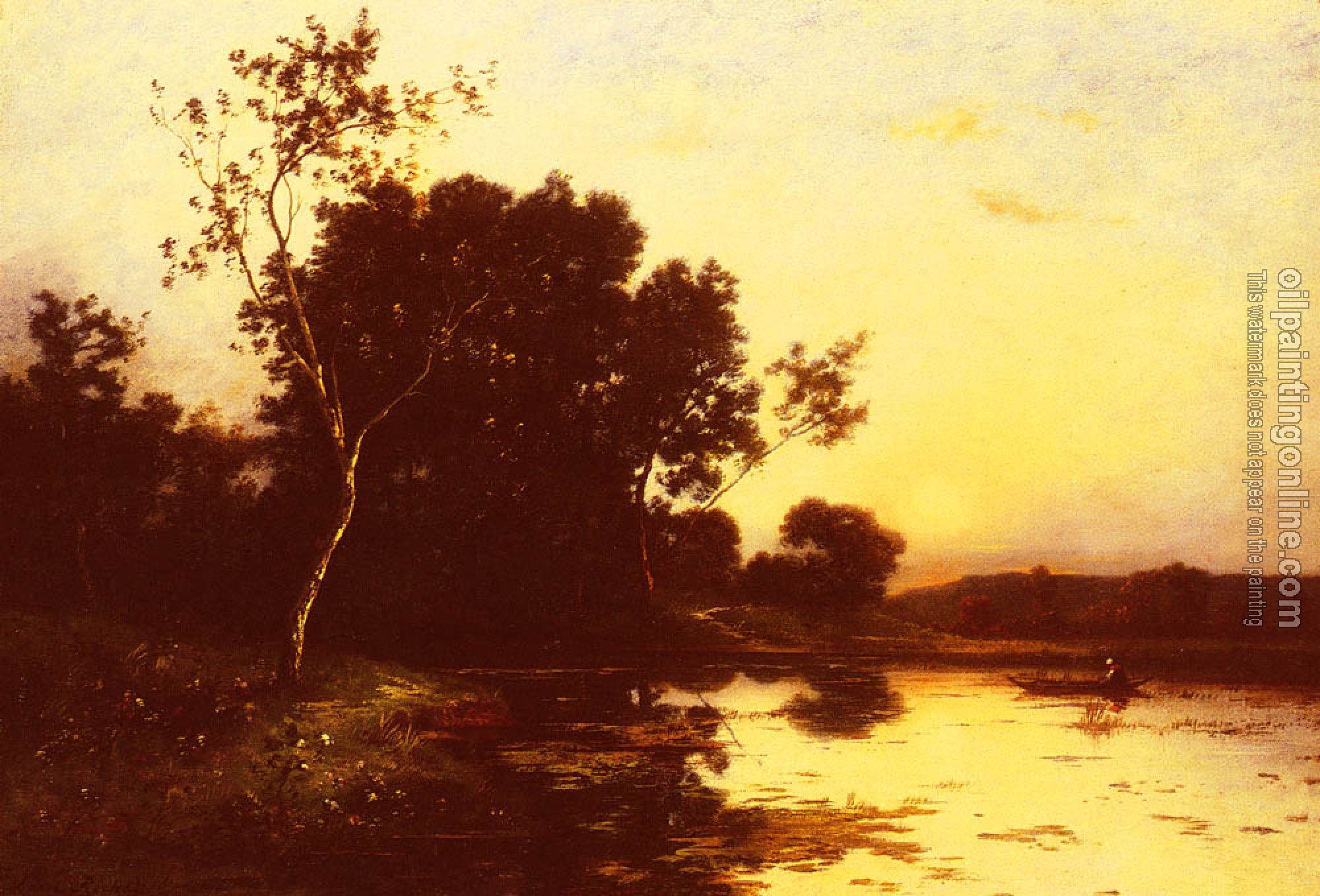 Richet, Leon - Le lac Au Crepuscule